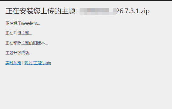 主题手动更新成功