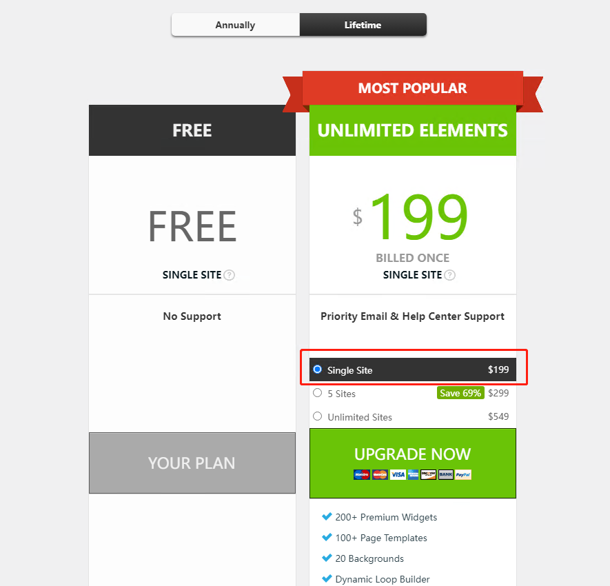 Ultimate Addons *版价格
