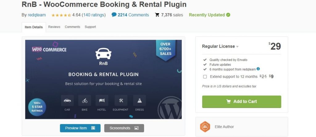 RnB WooCommerce 预订和租赁插件