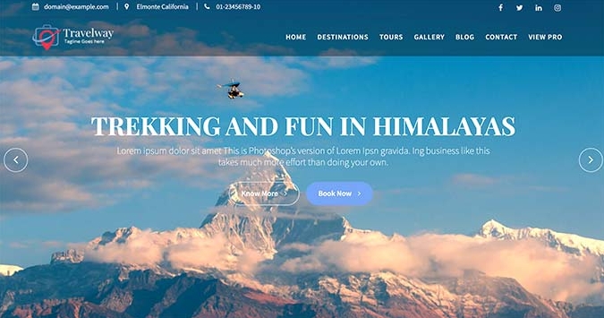 Travel Way WordPress