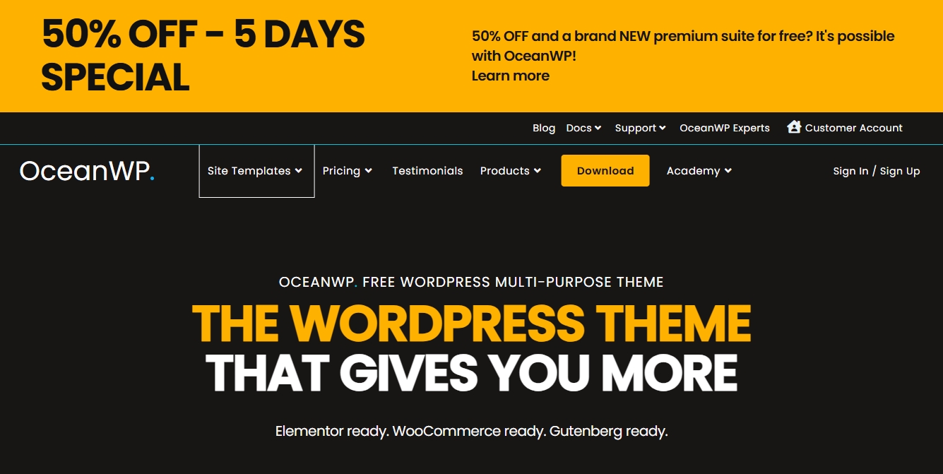 OceanWP WordPress 主题