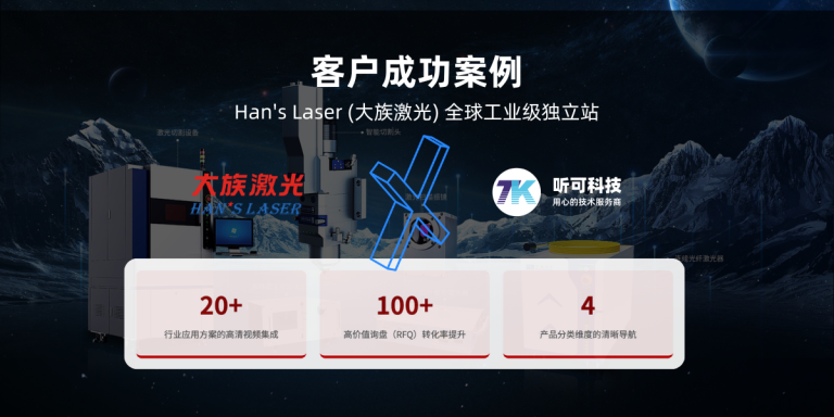 TMC听可科技合作客户 Han's Laser (大族激光)